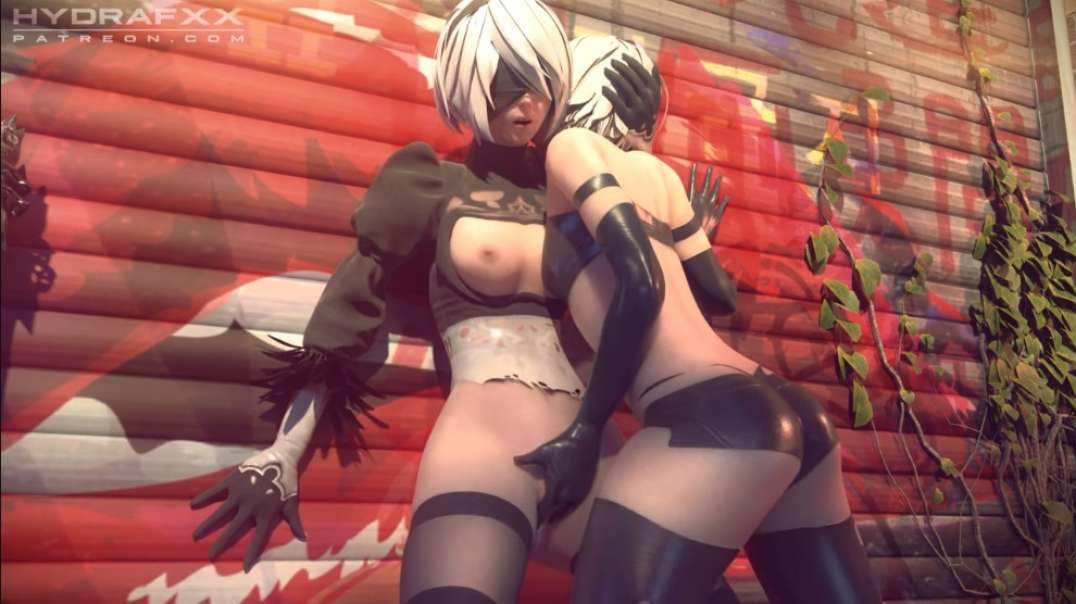 ⁣2B+A2 Back Street Lesbian Action - Nier Automata