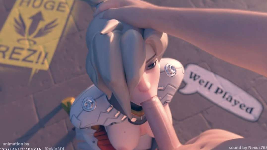 OW Mercy Blowjob In The Streets