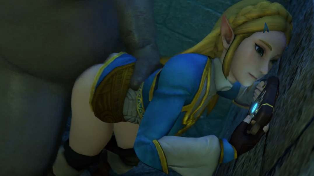 Princess Zelda fucked by Orc