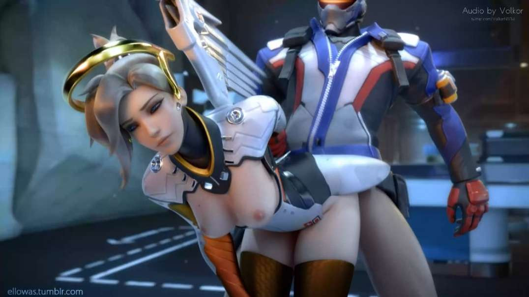 OW Mercy Fucked By Soldier