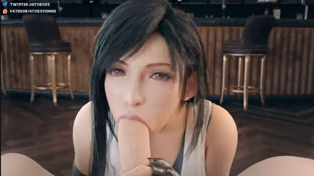 Tifa takes good care of you're Cock