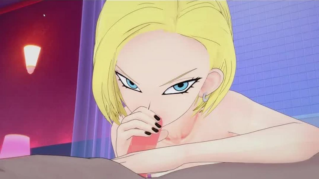 Android 18 Blowjob - Dragon Ball - Cartoon Porn