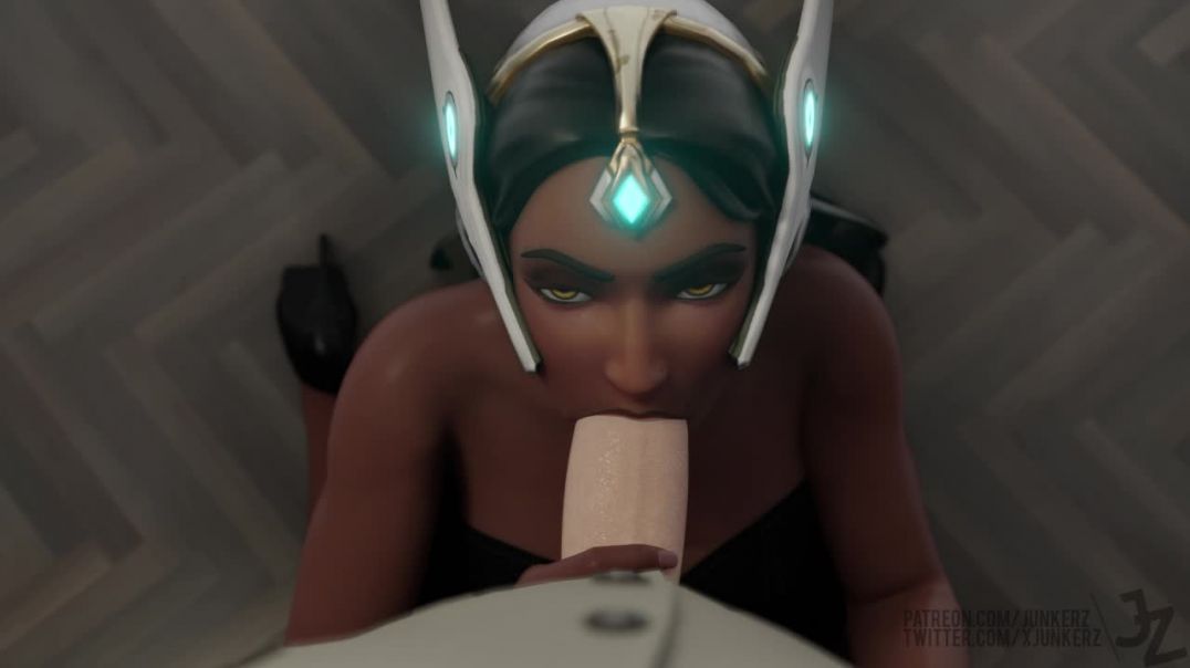 OW Symmetra And NA YoRHa Changing Room Threesome