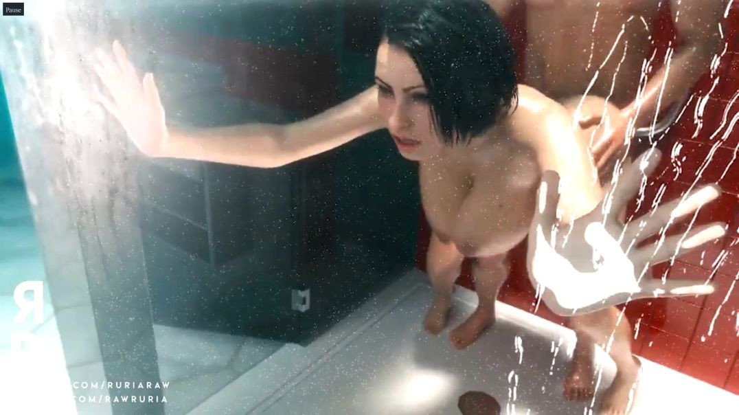 Jill Having Fun In The Shower - minusviertel