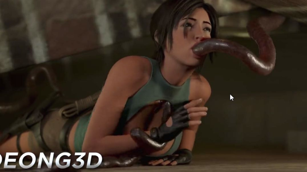 ⁣Lara Croft Gets Fucked By Tentacles - minusviertel