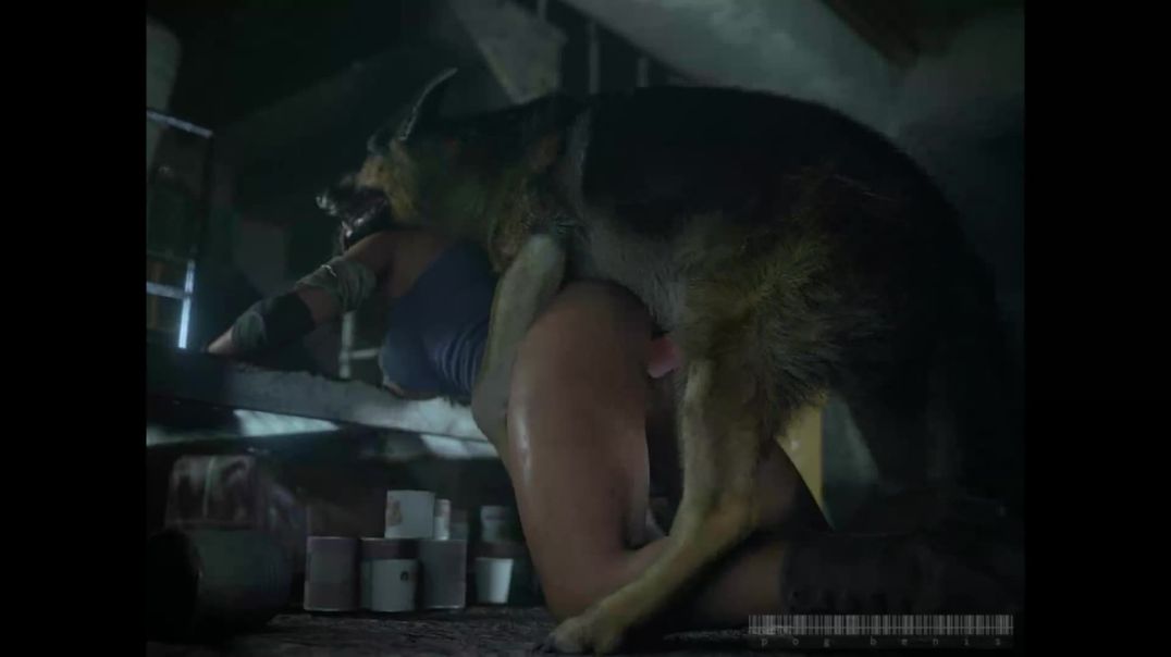 animation basement dog feral  dominant female human sex
