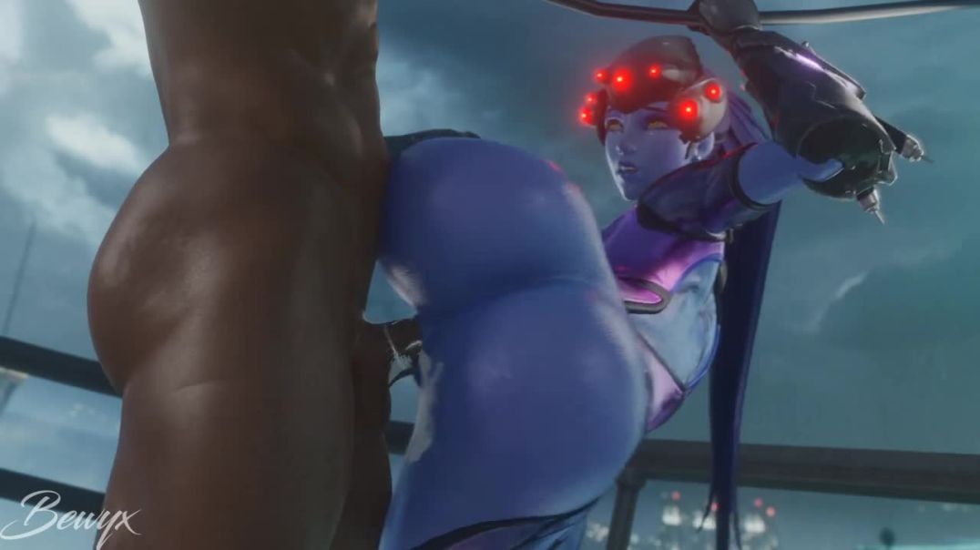 ⁣widowmaker holds on for dear life