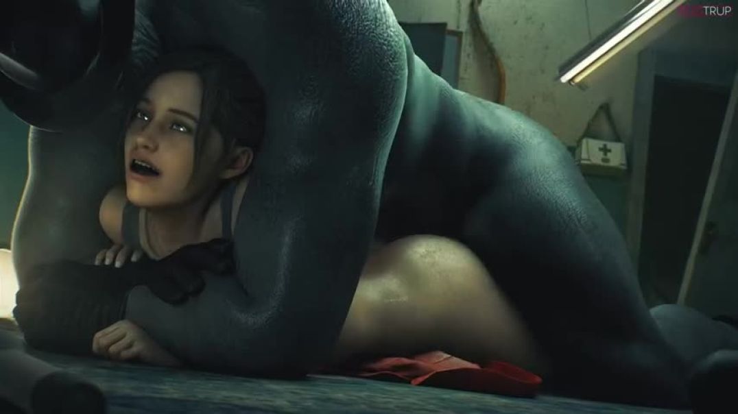 ⁣Claire Redfield gets fucked silly by mr x