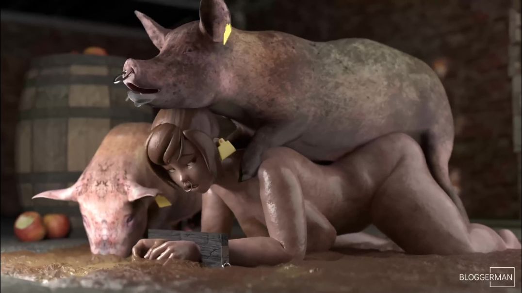 ⁣animation pig dominant sex girl submissive