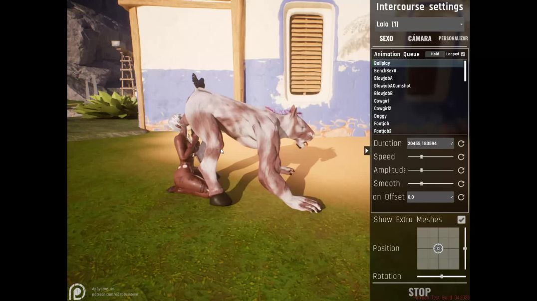 wild life game animation 3d horse furry human sex woman