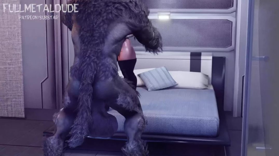 animation werewolf monster sex human woman full