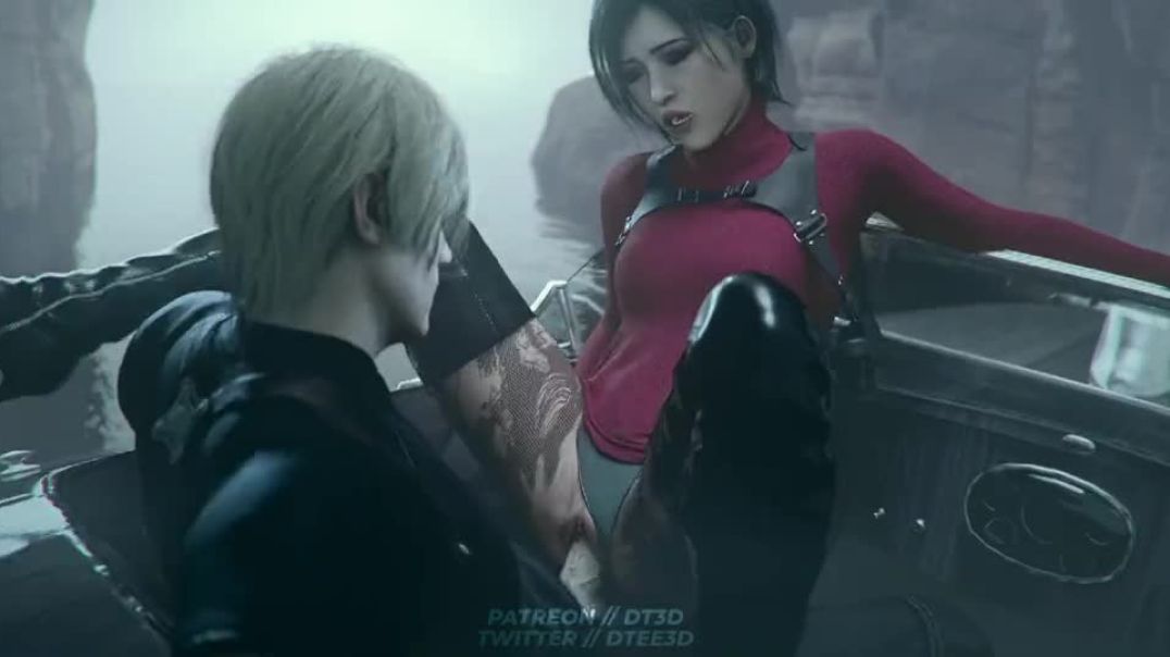 Ada Wong fucked by Leon in a car