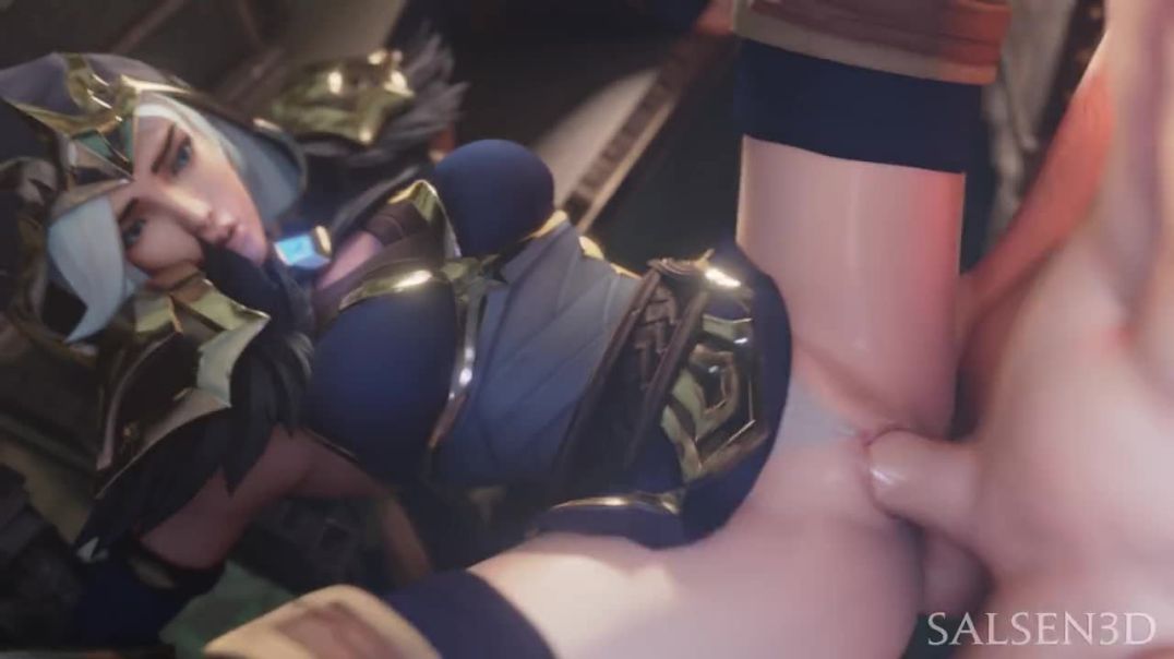 ⁣Ashe spread wide open to get a good fuck