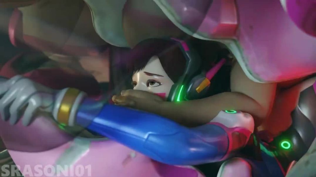 ⁣D.va fucked and creamed in her mecha