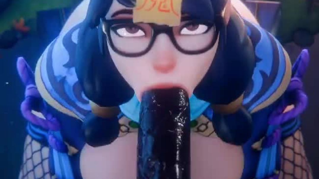 ⁣Jiangshi Mei giving a blowjob