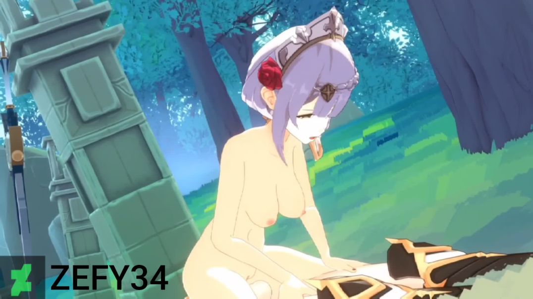 ⁣Noelle and Aether having sex in forest | GENSHIN IMPACT