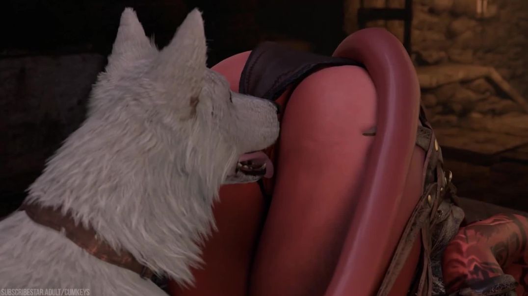 ⁣animation dominant feral dog sex woman magic demon