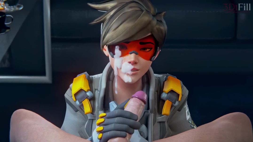 Tracer Blowjob & Facial